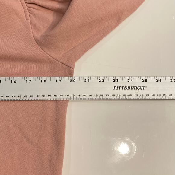 nwot alc Sweatshirt Women M”Rayna”Pink,Puff Balloon-Long-Sl,Fleece-Lining,Cotton - Picture 8 of 10